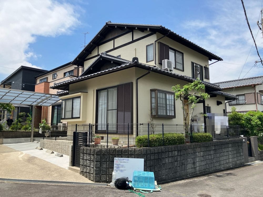 橿原市の外壁塗装をリペイント匠が施工した写真
