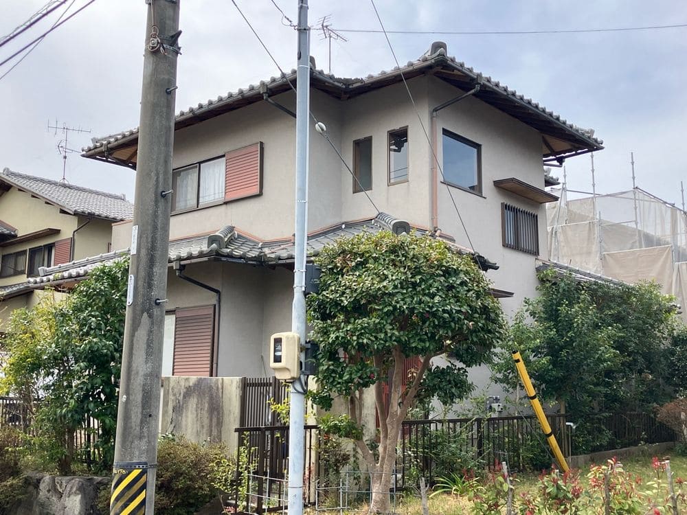 橿原市の外壁塗装をリペイント匠が施工した写真