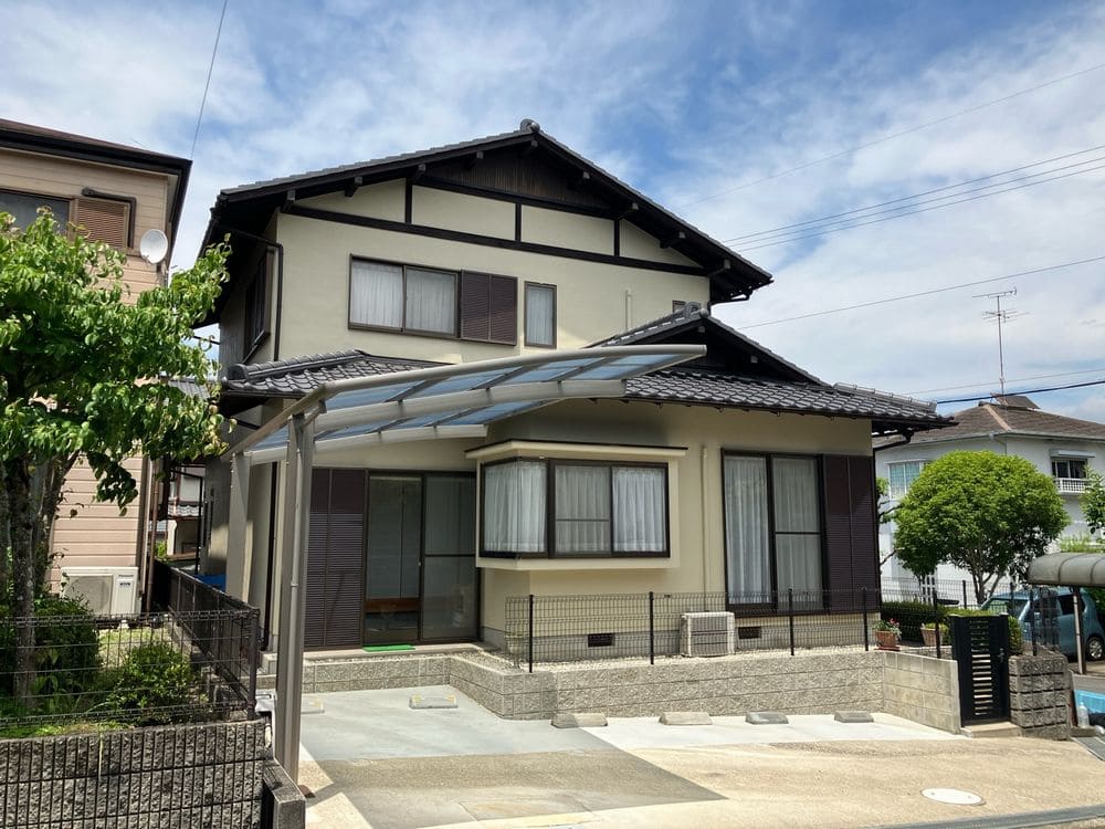橿原市の外壁塗装をリペイント匠が施工した写真