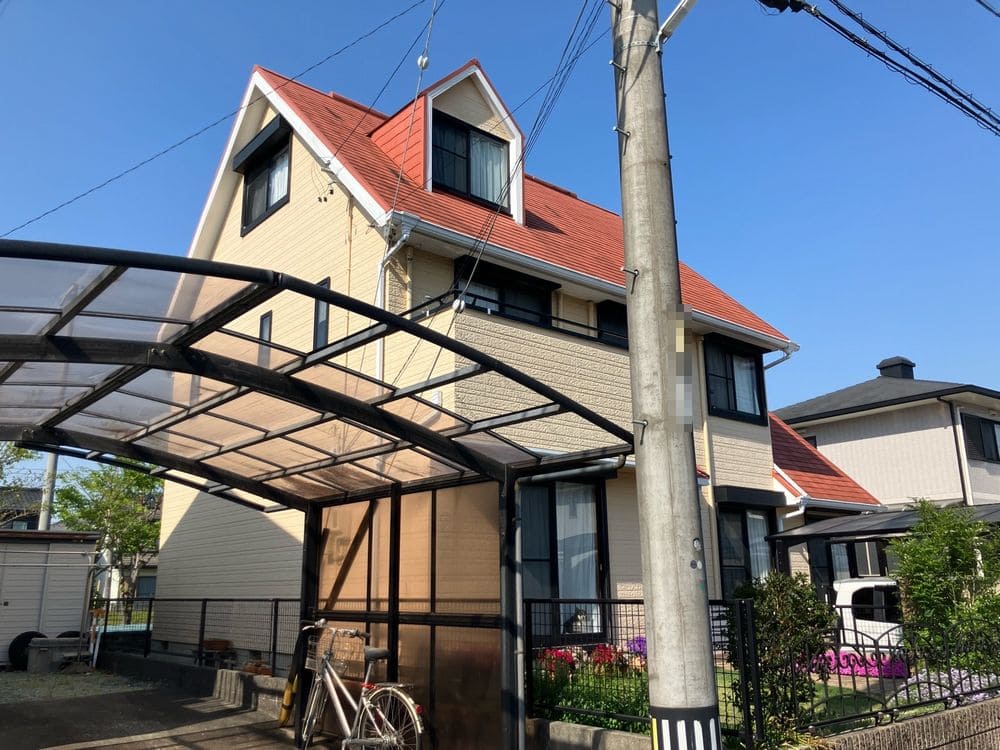 N様(松阪)施工前 (2) 生駒市の外壁塗装、屋根塗装をリペイント匠が施工した写真