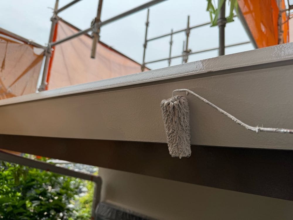 K様(生駒市)横樋_2回目 生駒市の外壁塗装、屋根塗装をリペイント匠が施工した写真