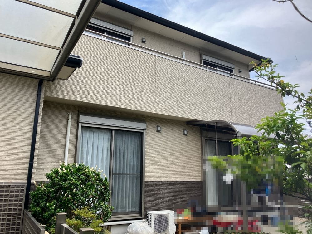 T様(生駒市)外壁_施工前 生駒市の外壁塗装をリペイント匠が施工した写真