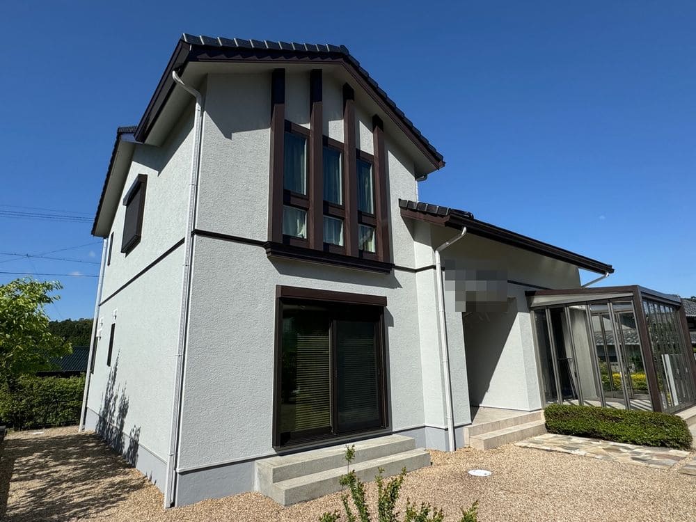 奈良市の外壁塗装をリペイント匠が施工した写真