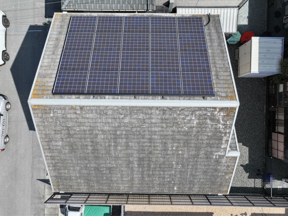 生駒市 T様 屋根 施工前 (3) 生駒市の外壁塗装をリペイント匠が施工した写真