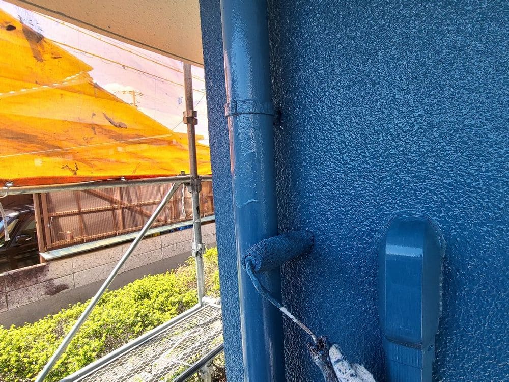 生駒市の外壁塗装をリペイント匠が施工した写真