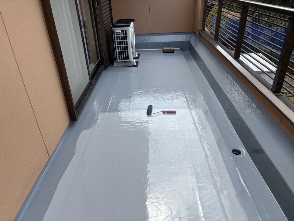生駒市_S様_防水(トップコート) 生駒市の防水工事をリペイント匠が施工した写真