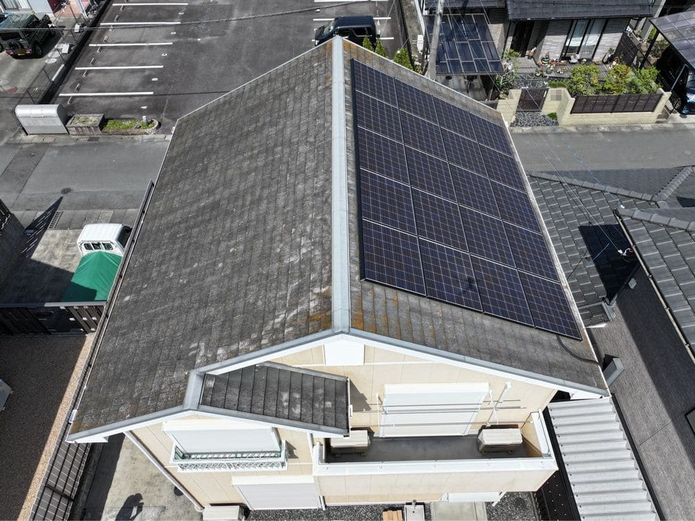 生駒市 T様 屋根 施工前 (2) 生駒市の外壁塗装をリペイント匠が施工した写真