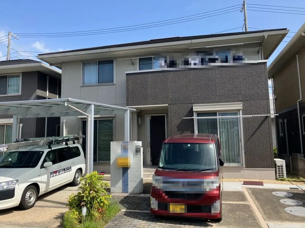 6527e60382466f649ad9a015ef310527 生駒市の外壁塗装をリペイント匠が施工した写真