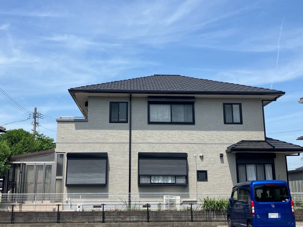 H様(鈴鹿)外壁_施工後2 生駒市の外壁塗装をリペイント匠が施工した写真