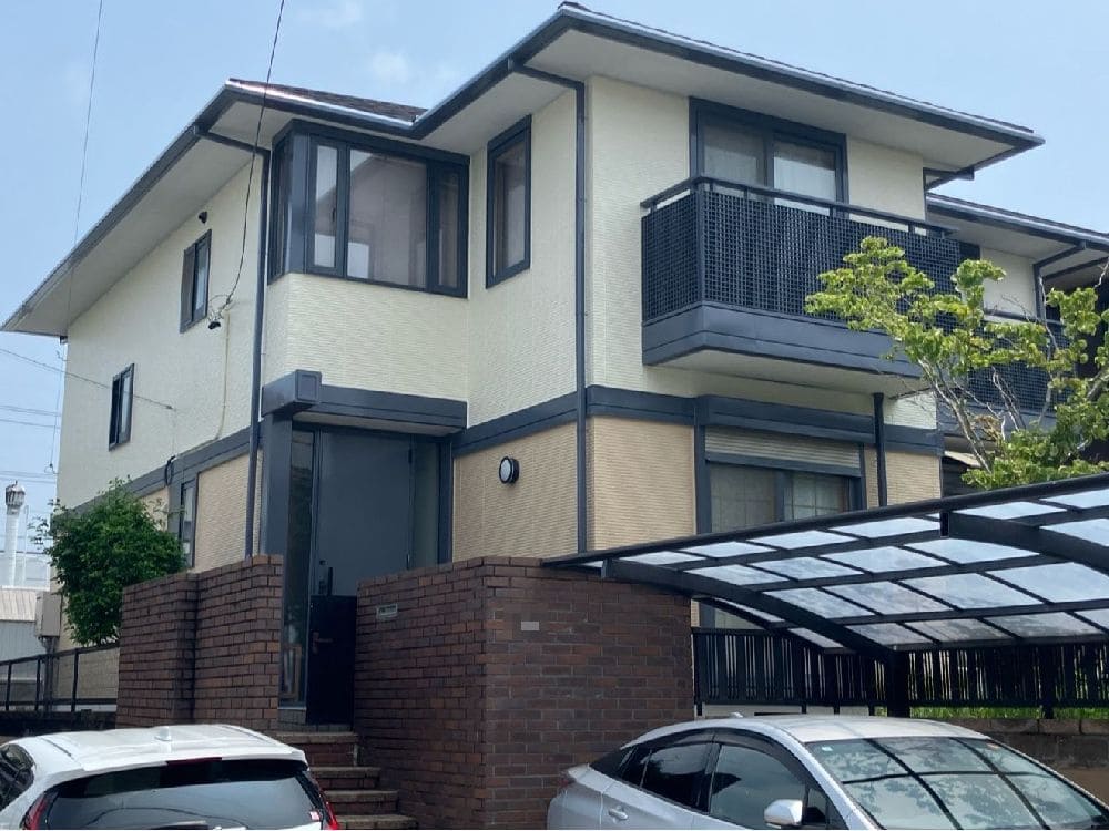 奈良市の外壁塗装、屋根工事をリペイント匠が施工した写真