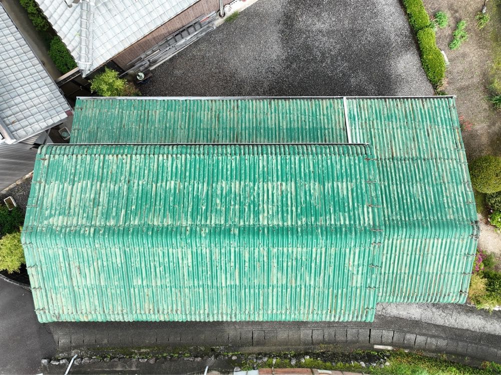 生駒市_K様_施工前_屋根全体 生駒市の屋根塗装をリペイント匠が施工した写真