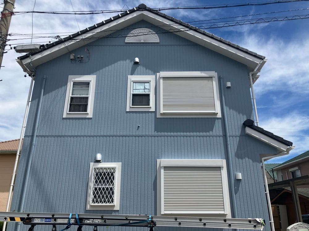 生駒市の外壁塗装をリペイント匠が施工した写真