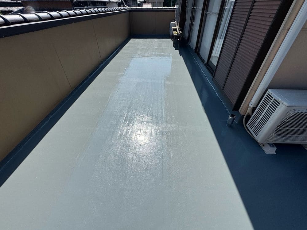 A様(生駒市)防水 施工後 生駒市の防水工事をリペイント匠が施工した写真