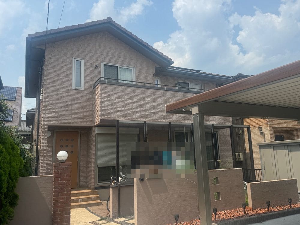 F様(奈良市大安町)施工写真(編集後) (5) 奈良市の外壁塗装をリペイント匠が施工した写真