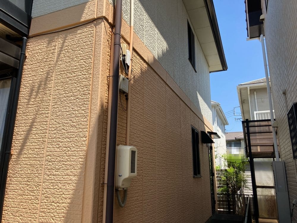 G様(生駒市)外壁_施工前2 生駒市の外壁塗装をリペイント匠が施工した写真
