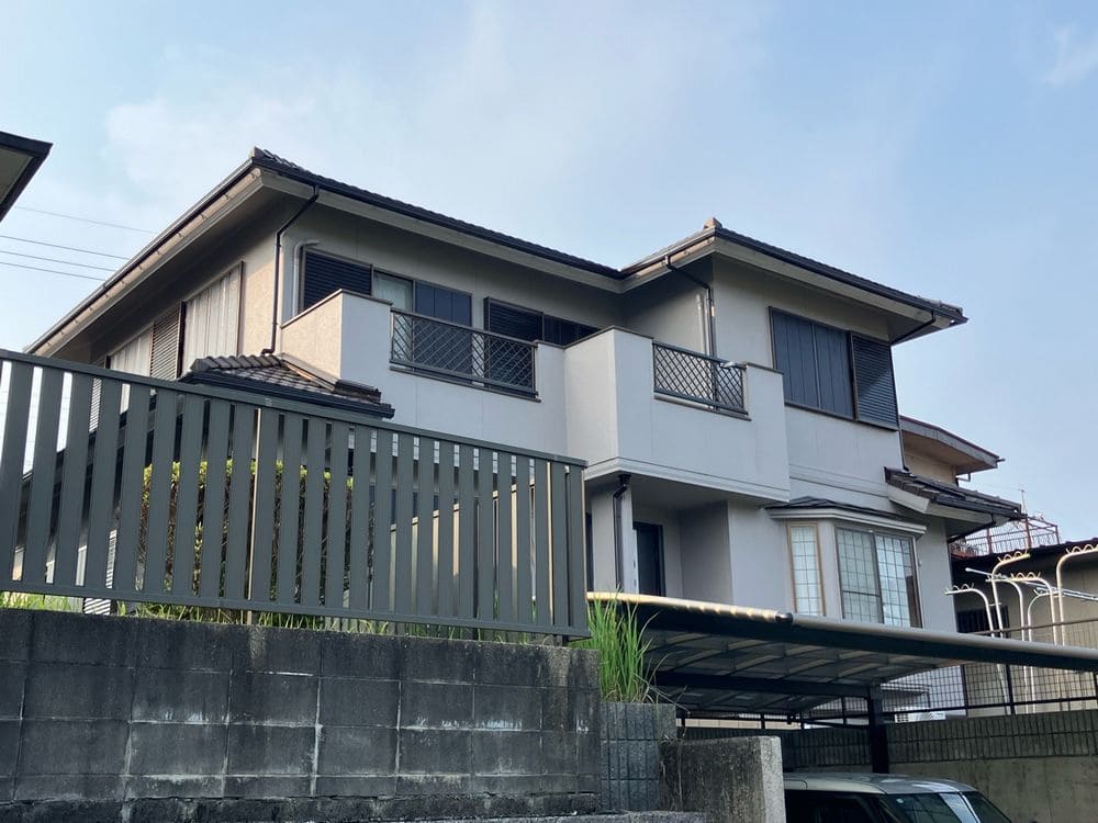 H様(奈良市)施工後_外壁全体 奈良市の外壁塗装と防水工事をリペイント匠が施工した写真