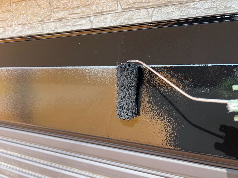 N様(橿原市)シャッターボックス_3回目 橿原市の外壁塗装をリペイント匠が施工した写真