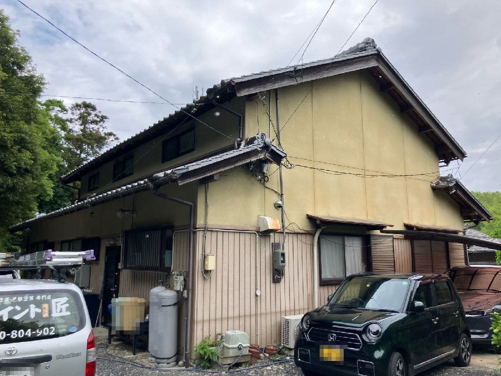 O様(津)施工前_外壁全体 (7) 奈良市の外壁塗装をリペイント匠が施工した写真
