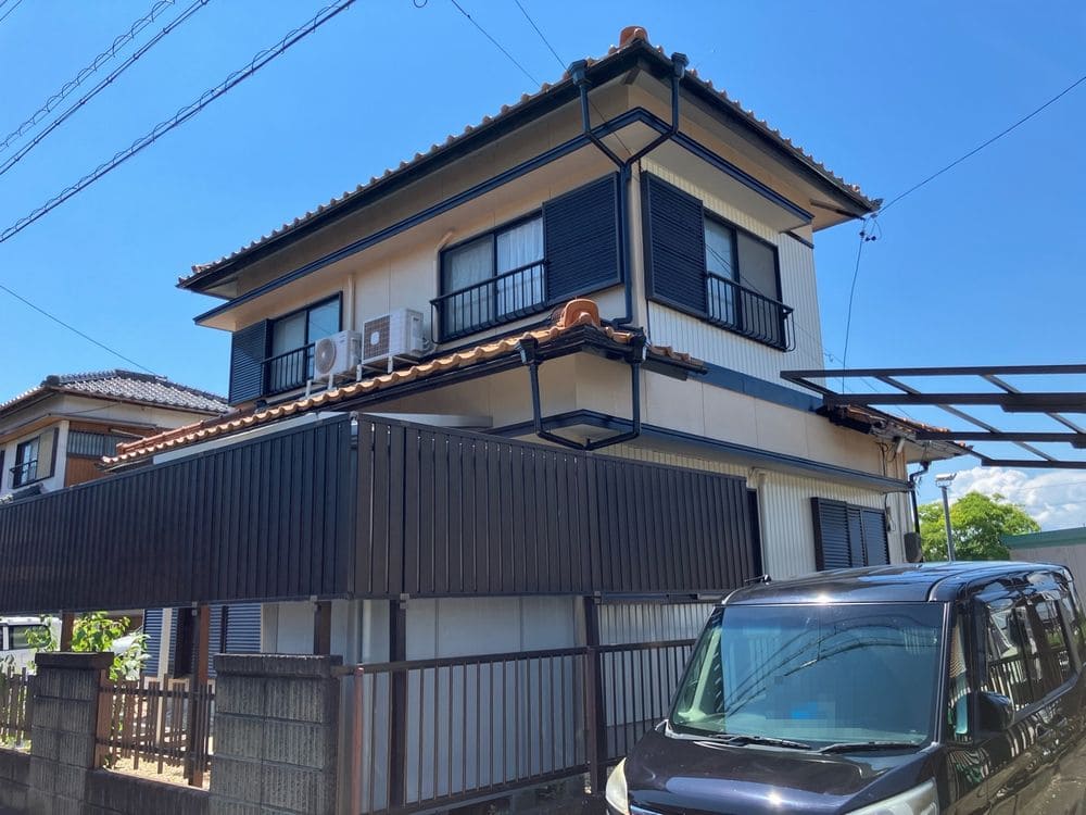 M様(生駒市)外壁_施工後3 生駒市の外壁塗装をリペイント匠が施工した写真