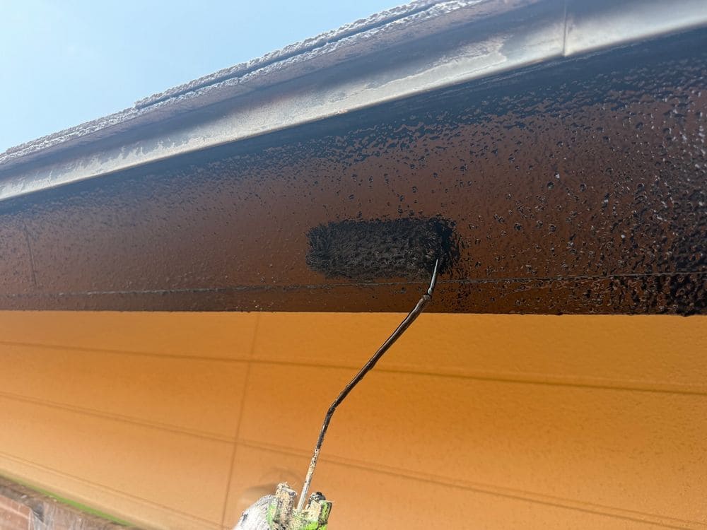 A様(奈良市)鼻隠し_2回目 奈良市の外壁塗装、屋根塗装をリペイント匠が施工した写真