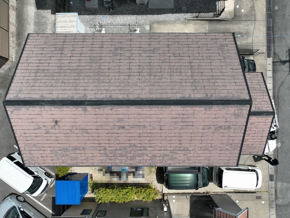 A様(奈良市)屋根_施工前 奈良市の外壁塗装、屋根塗装をリペイント匠が施工した写真