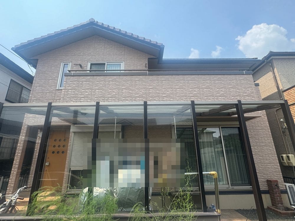 F様(奈良市大安町)施工写真(編集後) (6) 奈良市の外壁塗装をリペイント匠が施工した写真