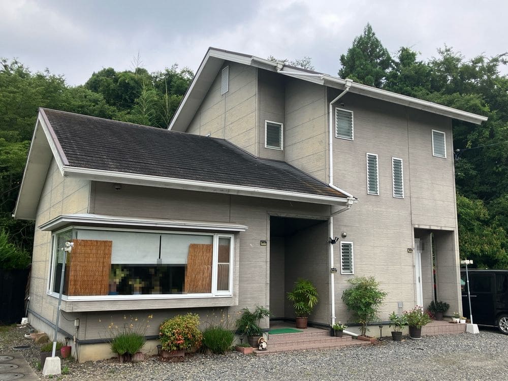 O様(生駒市)外壁_施工前2 生駒市の外壁塗装、屋根塗装をリペイント匠が施工した写真
