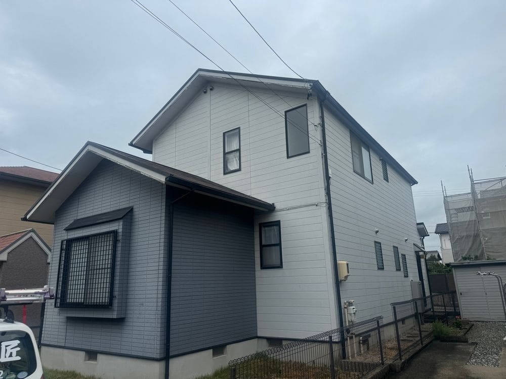 A様(奈良市)外壁_施工前3 奈良市の外壁塗装、屋根塗装をリペイント匠が施工した写真