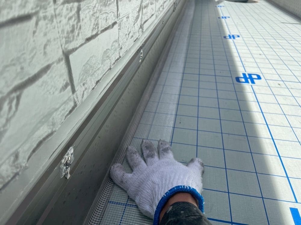 O様(生駒市)防水_シート貼り 生駒市の防水工事をリペイント匠が施工した写真
