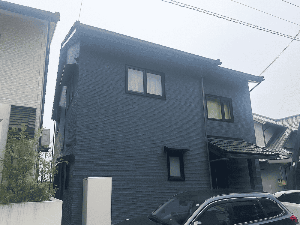 K様(奈良市北勢町)施工写真 (2) 奈良市の外壁塗装、防水工事をリペイント匠が施工した写真