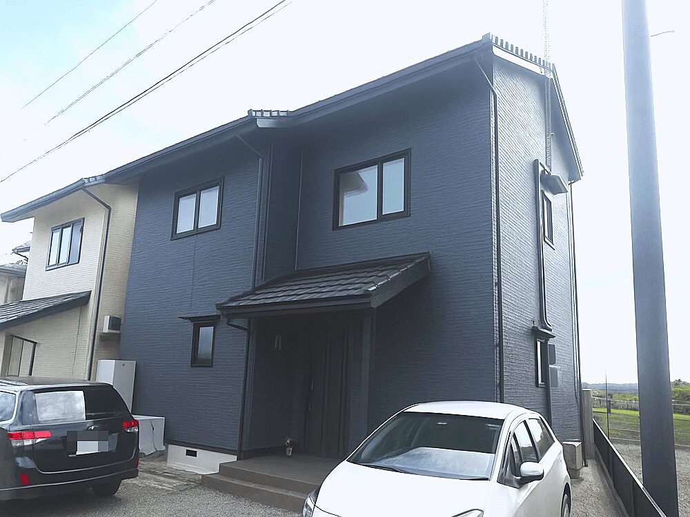 K様(奈良市北勢町)施工写真 (3) (1) 奈良市の外壁塗装、防水工事をリペイント匠が施工した写真
