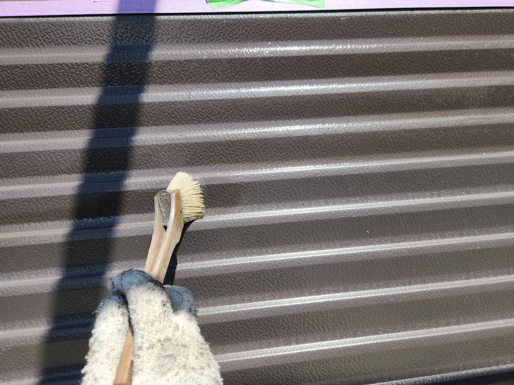 奈良市_Y様_雨戸(下塗り) 奈良市の外壁塗装をリペイント匠が施工した写真