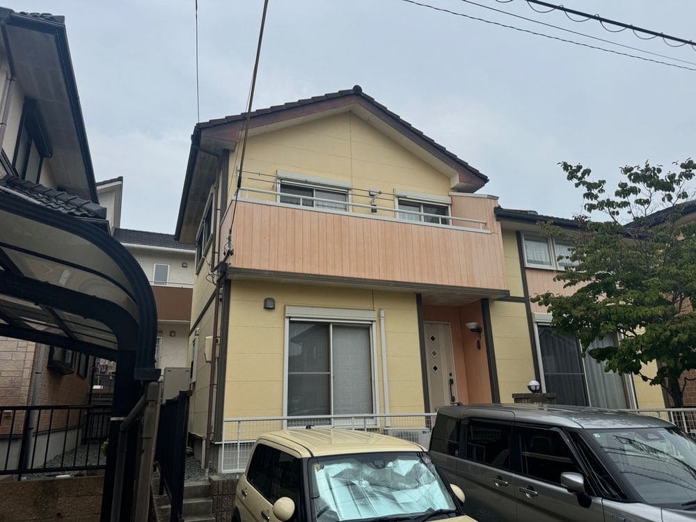 奈良市の外壁塗装、屋根塗装、防水工事をリペイント匠が施工した写真