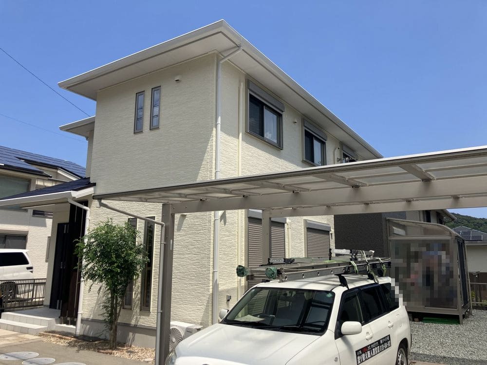 T様(橿原市)外壁_施工後2 橿原市の外壁・屋根塗装をリペイント匠が施工した写真