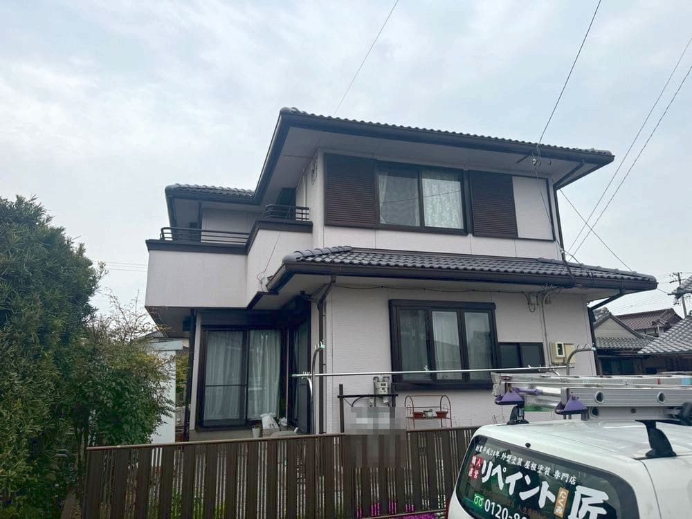 O様(生駒市)外壁_施工前3 生駒市の外壁・屋根塗装をリペイント匠が施工した写真