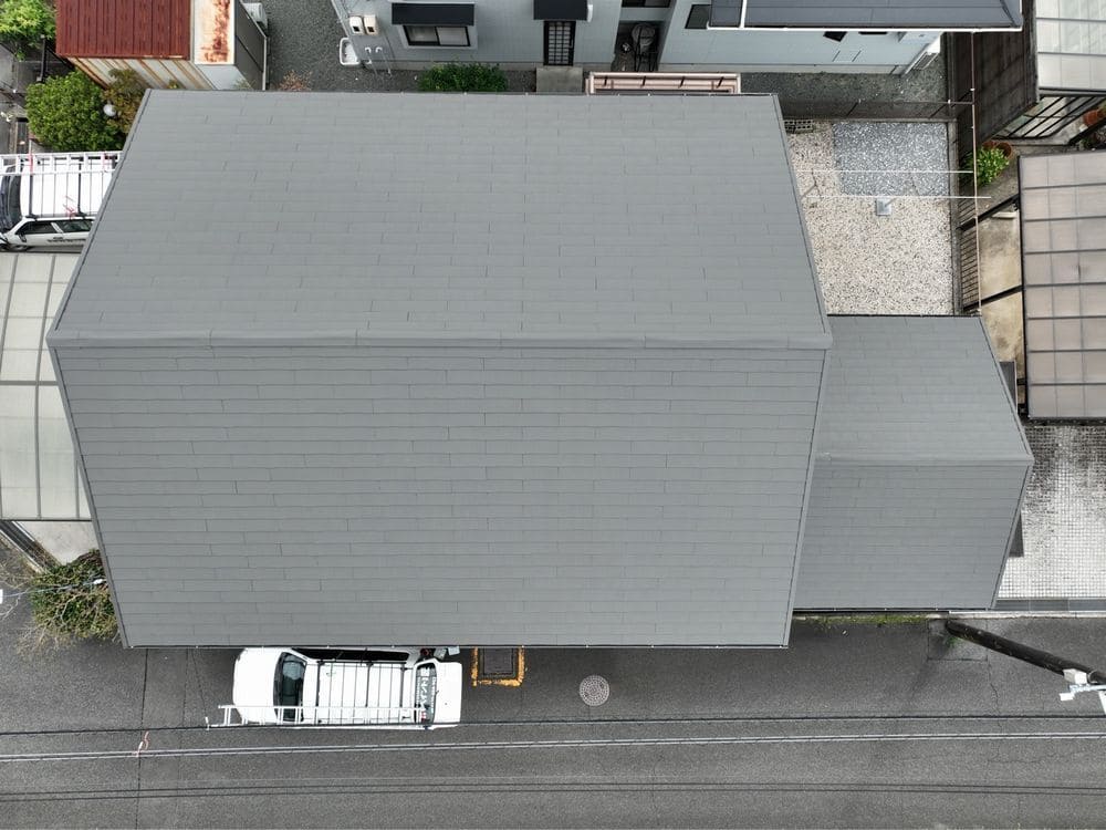 S様(奈良市)施工写真(編集後) (7) 奈良市の外壁塗装、屋根塗装、防水工事をリペイント匠が施工した写真