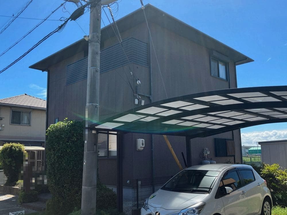 H様(生駒市)外壁_施工前2 生駒市の外壁・屋根塗装をリペイント匠が施工した写真