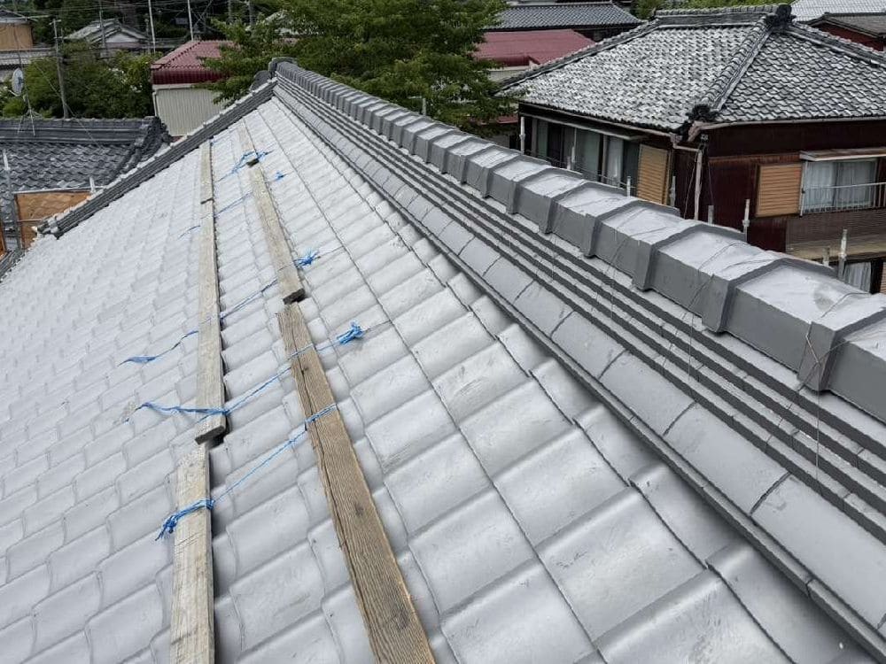 I様_亀山_大棟_施工後 生駒市の屋根工事をリペイント匠が施工した写真