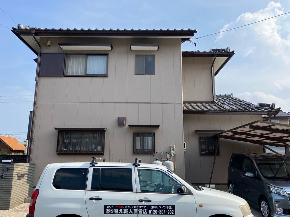 N様(奈良市大安町) (2) 奈良市の外壁塗装をリペイント匠が施工した写真