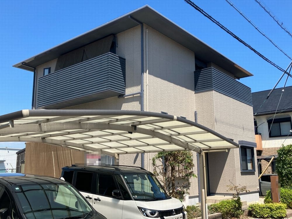 H様(生駒市)外壁_施工後 生駒市の外壁・屋根塗装をリペイント匠が施工した写真