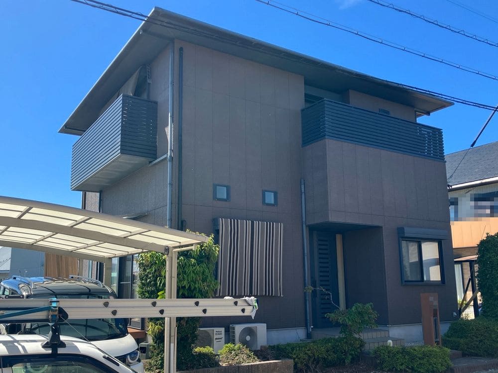 H様(生駒市)外壁_施工前 生駒市の外壁・屋根塗装をリペイント匠が施工した写真
