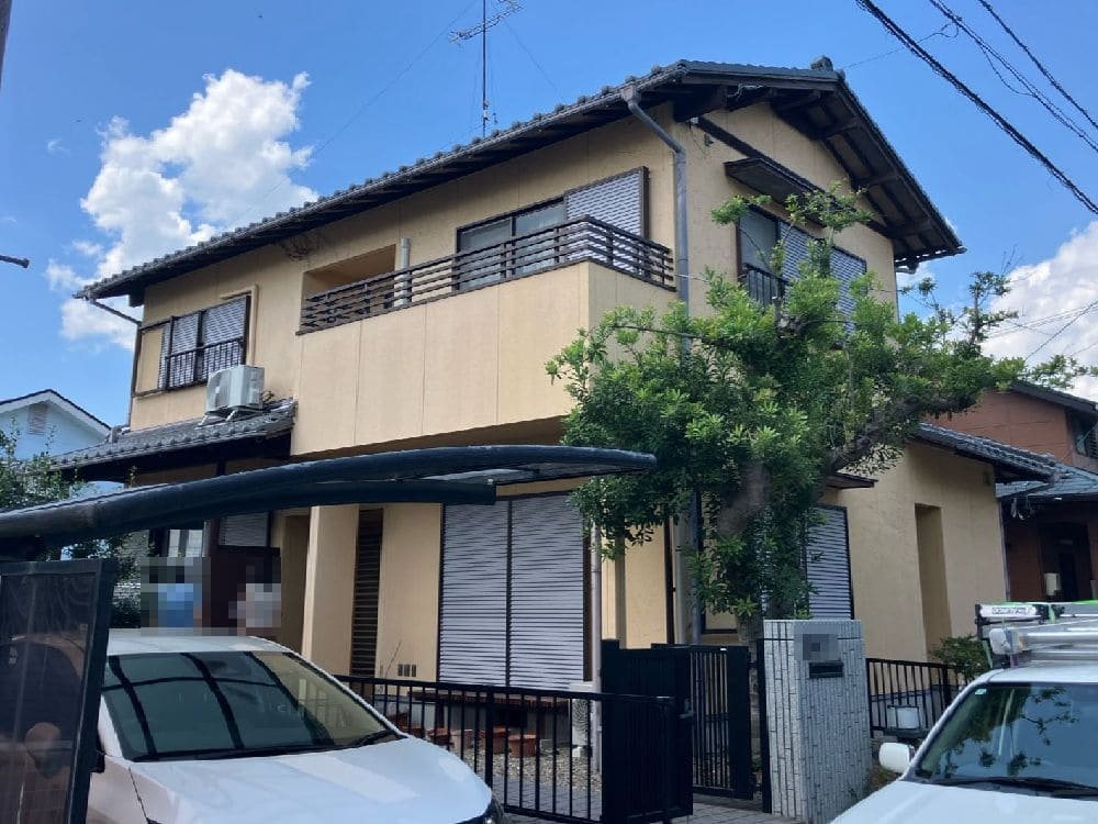 M様(津)施工前_外壁全体 (2) 奈良市の外壁塗装をリペイント匠が施工した写真