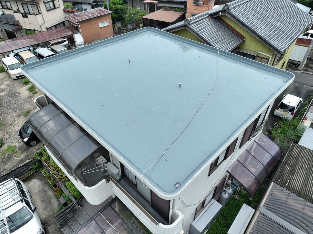 生駒市の防水工事をリペイント匠が施工した写真