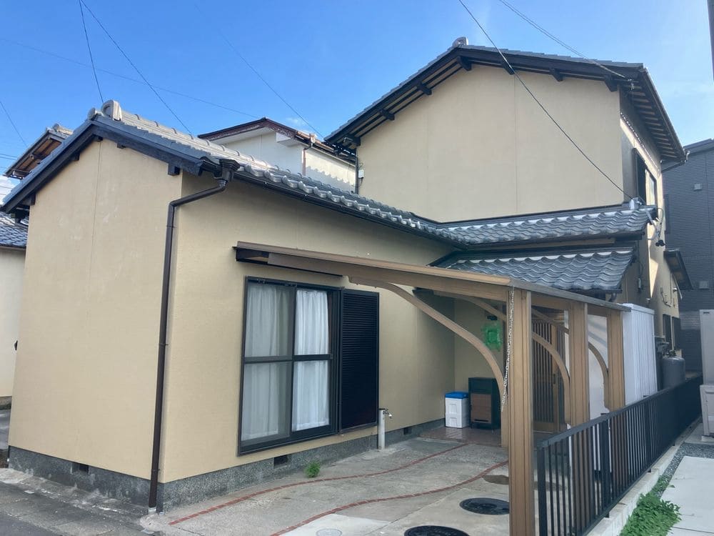 奈良市の外壁塗装、屋根塗装をリペイント匠が施工した写真