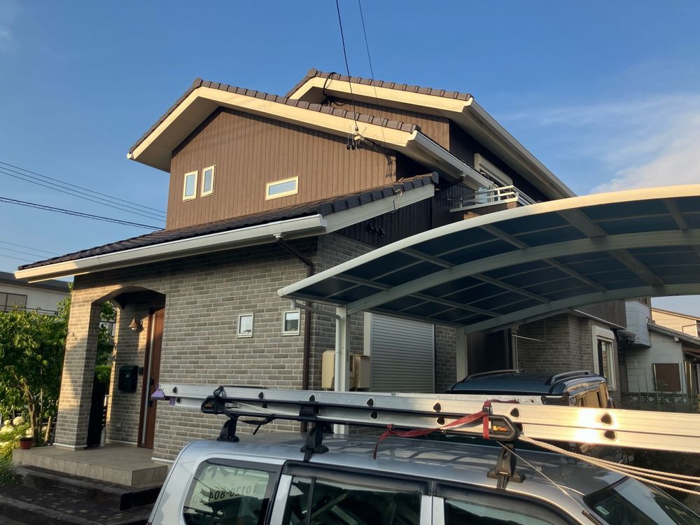 K様(奈良市久居野村町) (5) 奈良市の外壁塗装、防水工事をリペイント匠が施工した写真