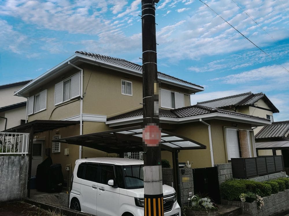 生駒市の外壁塗装、屋根塗装をリペイント匠が施工した写真