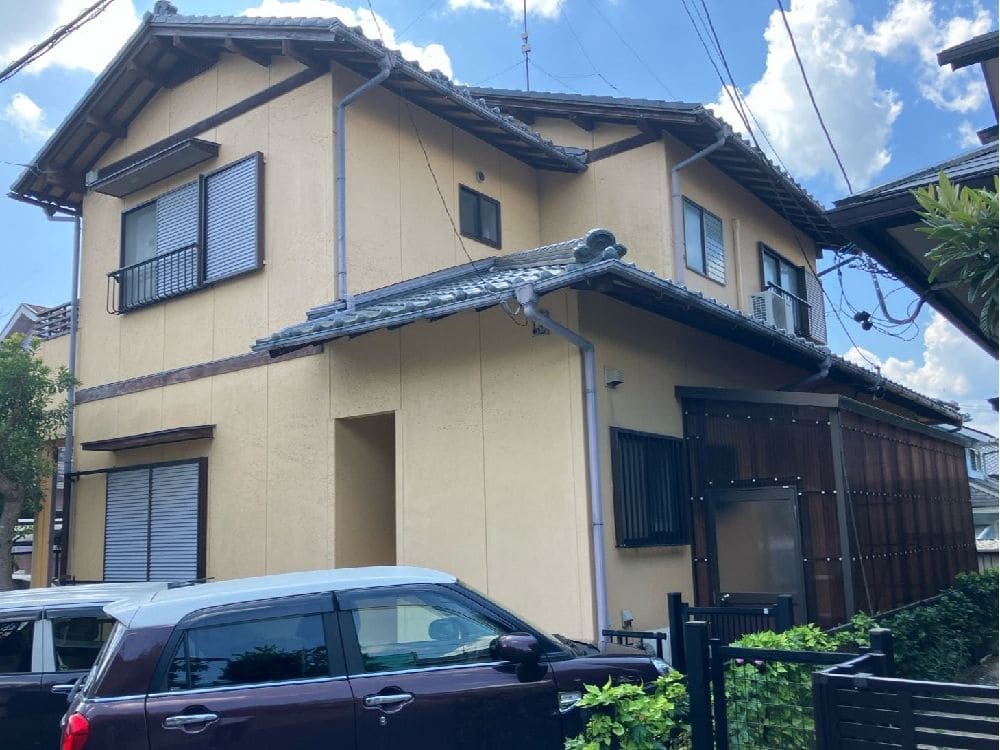 M様(津)施工前_外壁全体 (3) 奈良市の外壁塗装をリペイント匠が施工した写真