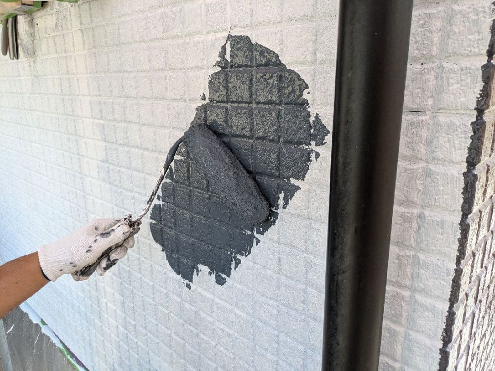 奈良市の外壁塗装、防水工事をリペイント匠が施工した写真