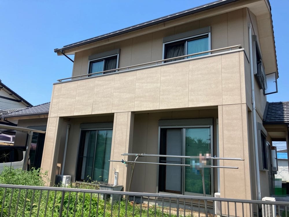 M様(生駒市)外壁_施工前 生駒市の外壁塗装をリペイント匠が施工した写真