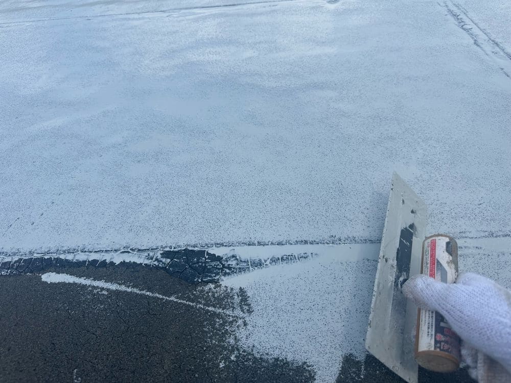 A様(奈良市)_防水(一層目) 奈良市で防水工事をリペイント匠が施工した写真